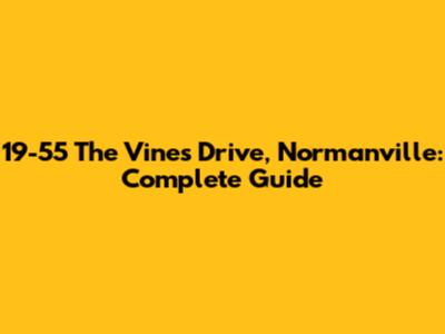 19-55 The Vines Drive, Normanville: Complete Guide