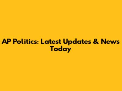 AP Politics: Latest Updates & News Today