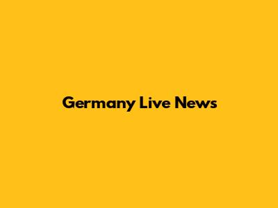 Germany Live News