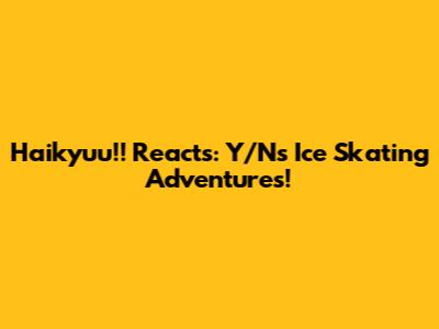 Haikyuu!! Reacts: Y/N's Ice Skating Adventures!