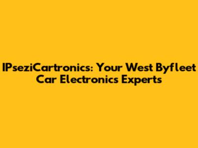 IPseziCartronics: Your West Byfleet Car Electronics Experts