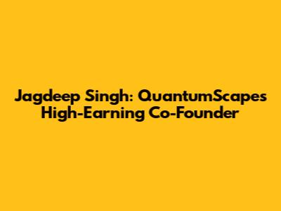 Jagdeep Singh: QuantumScape's High-Earning Co-Founder
