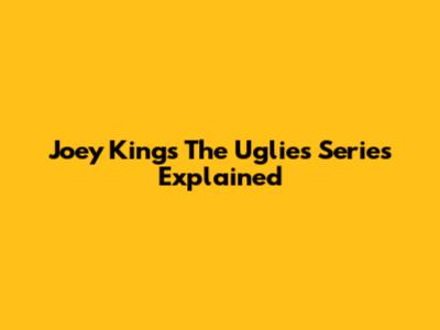 Joey King's "The Uglies" Series Explained