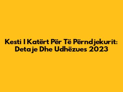 Kesti I Katërt Për Të Përndjekurit: Detaje Dhe Udhëzues 2023