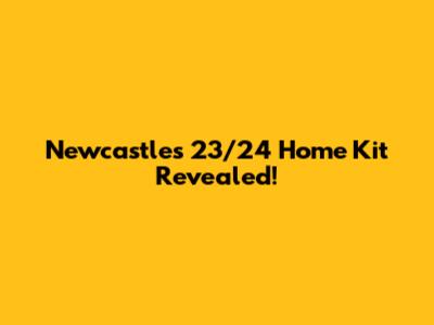 Newcastle's 23/24 Home Kit Revealed!