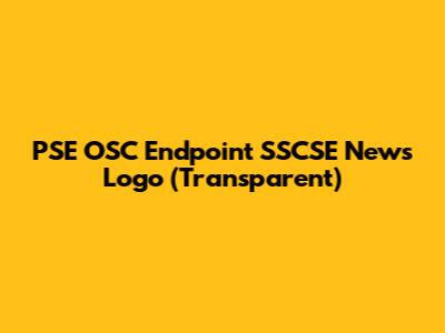 PSE OSC Endpoint SSCSE News Logo (Transparent)