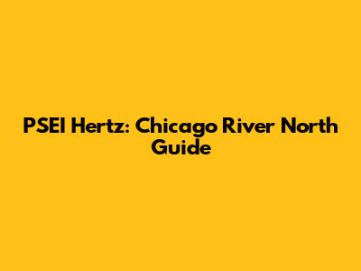 PSEI Hertz: Chicago River North Guide
