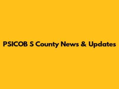 PSICOB S County News & Updates