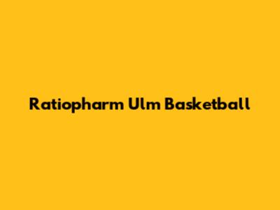 Ratiopharm Ulm Basketball
