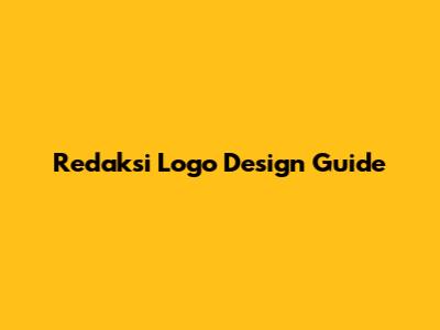 Redaksi Logo Design Guide