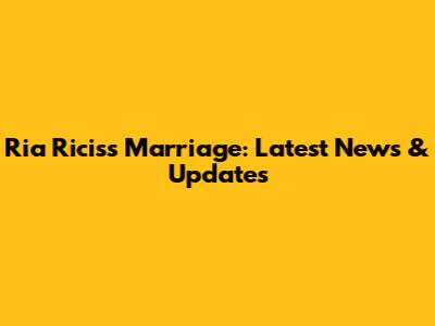 Ria Ricis's Marriage: Latest News & Updates