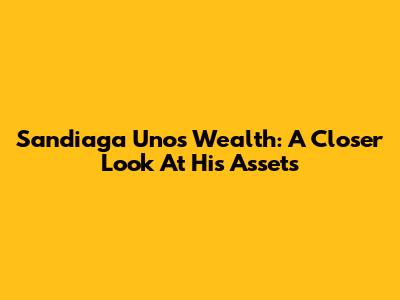 Sandiaga Uno's Wealth: A Closer Look At His Assets
