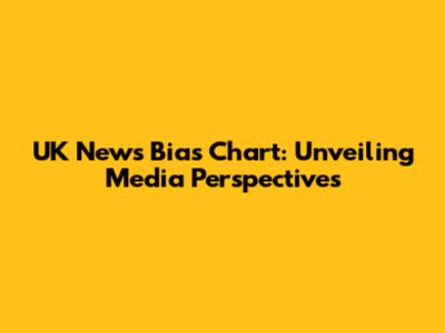UK News Bias Chart: Unveiling Media Perspectives