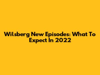 Wilsberg New Episodes: What To Expect In 2022